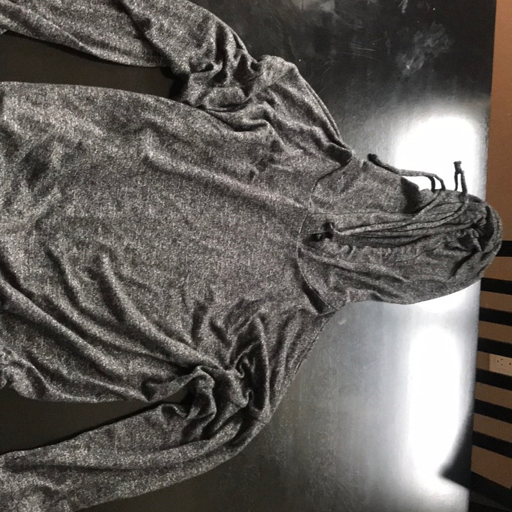 Gray hoodie shirt